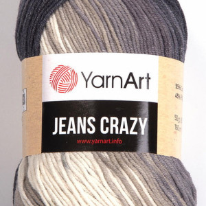 Fir de tricotat sau crosetat - Fire YARNART JEANS CRAZY COD 8204