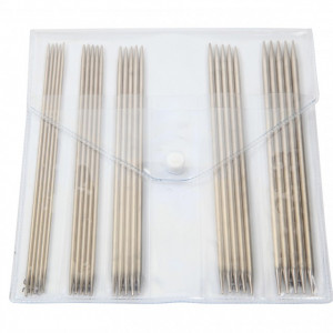 KnitPro Nova Metal - set andrele pentru sosete -15 cm - Img 2