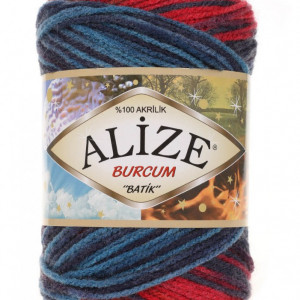 Fir de tricotat sau crosetat - Fir ACRILIC ALIZE BURCUM BATIK DEGRADE 4340