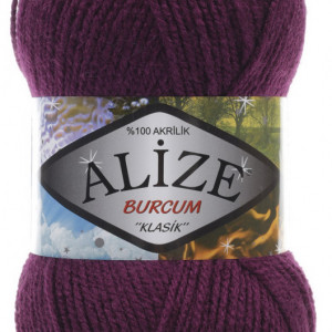 Fir de tricotat sau crosetat - Fir ACRILIC ALIZE BURCUM KLASIK MOV 304