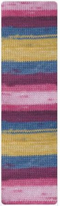Fir de tricotat sau crosetat - Fir ALIZE COTTON GOLD BATIK - DEGRADE 6794 - Img 2