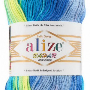 Fir de tricotat sau crosetat - Fir BUMBAC 100% ALIZE BAHAR BATIK 4146
