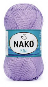 Fir de tricotat sau crosetat - Fir BUMBAC 100% NAKO MIA MOV 3319