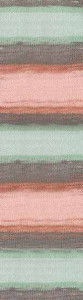 Fir de tricotat sau crosetat - Fir microfibra ALIZE DIVA BATIK DEGRADE 5550 - Img 3