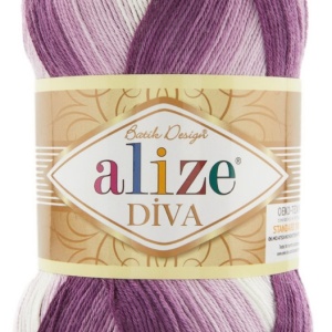 Fir de tricotat sau crosetat - Fir microfibra ALIZE DIVA BATIK DEGRADE 8056