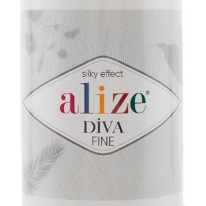 Fir de tricotat sau crosetat - Fir microfibra ALIZE DIVA FINE (FOREVER) CREAM 450