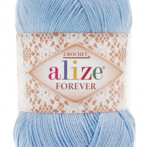 Fir de tricotat sau crosetat - Fir microfibra ALIZE FOREVER BLEO 350