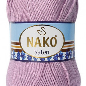 Fir de tricotat sau crosetat - Fire Nako SATEN LILA 5117