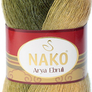 Fir de tricotat sau crosetat - Fire tip mohair acril NAKO ARYA EBRULI DEGRADE 86409