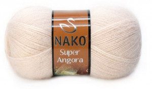 Fir de tricotat sau crosetat - Fire tip mohair acril NAKO SUPER ANGORA CREAM 2250