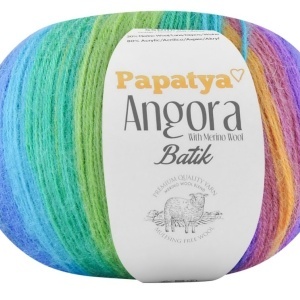 Fir de tricotat sau crosetat - Fire tip mohair din acril Kamgarn Papatya Angora degrade 63
