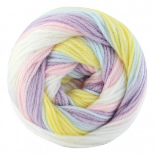 Fir de tricotat sau crosetat - Fire tip mohair din acril Kamgarn Cicibebe Batik degrade 10 - Img 3