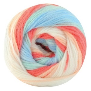 Fir de tricotat sau crosetat - Fire tip mohair din acril Kamgarn Cicibebe Batik degrade 79 - Img 2