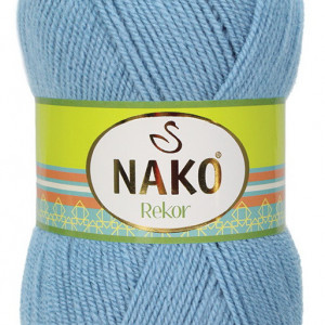 Fir de tricotat sau crosetat - Fire tip mohair din acril premium Nako REKOR BLEO 4378