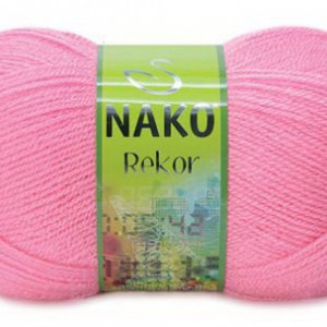 Fir de tricotat sau crosetat - Fire tip mohair din acril premium Nako REKOR ROZ 2244