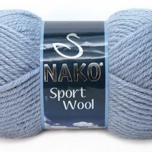 Fir de tricotat sau crosetat - Fire tip mohair din acril si lana Nako Sport Wool BLEO 11223