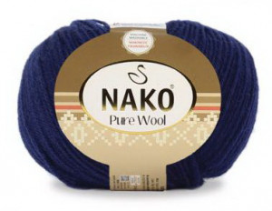 Fir de tricotat sau crosetat - Fire tip mohair din lana 100% Nako PURE WOOL BLEOMAREN 2418