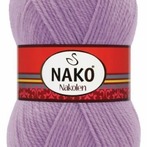Fir de tricotat sau crosetat - Fire tip mohair din lana 50% si acril 50% Nakolen LILA COD 1036