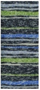 Fir de tricotat sau crosetat - Fire tip mohair din lana si polyamida Nako BOHO mix 32839 - Img 2
