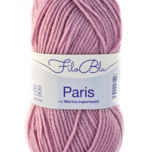 Fir de tricotat sau crosetat - Fire tip mohair din poliester Filo Blu - PARIS - 04 - ROZ