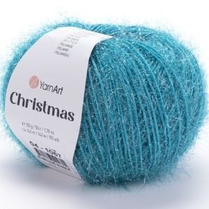 Fir de tricotat sau crosetat - Fire YARNART CHRISMAS TURQUAZ COD 04