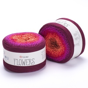 Fir de tricotat sau crosetat - Fire YARNART FLOWERS COD 310