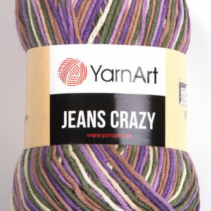 Fir de tricotat sau crosetat - Fire YARNART JEANS CRAZY COD 7207