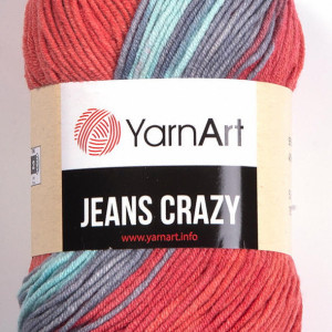 Fir de tricotat sau crosetat - Fire YARNART JEANS CRAZY COD 8205
