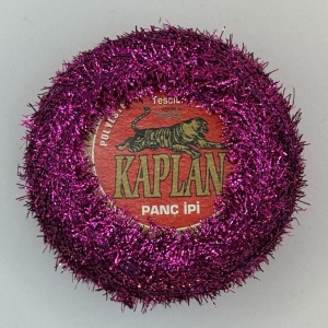 Fir de crosetat polyester KAPLAN KRISTAL ROZ METALIC