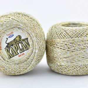 Fir de crosetat polyester + lurex KAPLAN 301 - Img 2