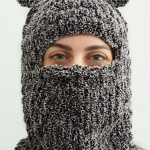 Fir de tricotat - Fire tip mohair din acril ALIZE PUFFY PANDA COD 799 - Img 2