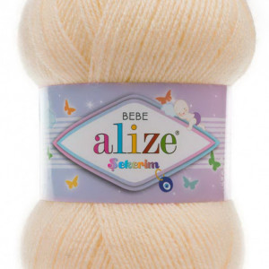 Fir de tricotat sau crosetat - Fir ACRILIC ALIZE SEKERIM BEBE CREAM 491