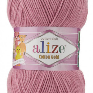 Fir de tricotat sau crosetat - Fir ALIZE COTTON GOLD ROZ 676