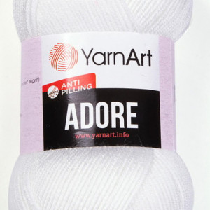 Fir de tricotat sau crosetat - Fire acril anti pilling YARNART ADORE COD 330
