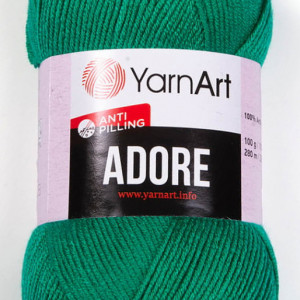 Fir de tricotat sau crosetat - Fire acril anti pilling YARNART ADORE COD 370