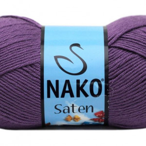 Fir de tricotat sau crosetat - Fire Nako SATEN MOV 187