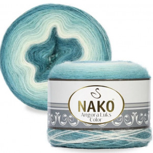 Fir de tricotat sau crosetat - Fire tip mohair acril NAKO ANGORA LUKS COLOR 82364