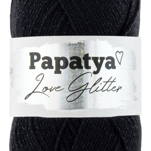 Fir de tricotat sau crosetat - Fire tip mohair din acril Kamgarn Papatya Love Glitter COD 2001