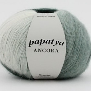 Fir de tricotat sau crosetat - Fire tip mohair din acril Kamgarn Papatya Angora degrade 24