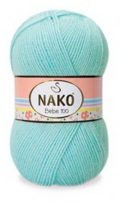 Fir de tricotat sau crosetat - Fire tip mohair din acril Nako Baby Bebe 100 VERNIL 4710