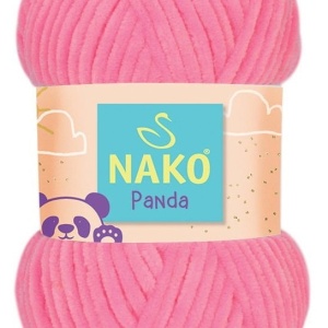 Fir de tricotat sau crosetat - Fire tip mohair din acril NAKO PANDA ROZ 3107/ 13199