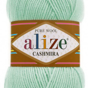Fir de tricotat sau crosetat - Fire tip mohair din lana 100%, Alize CASHMIRA VERNIL 522