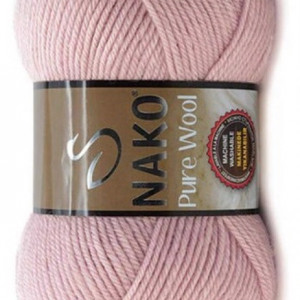 Fir de tricotat sau crosetat - Fire tip mohair din lana 100% Nako PURE WOOL 11528