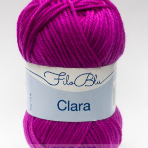 Fir de tricotat sau crosetat - Fire tip mohair din poliester Filo Blu - Clara 14