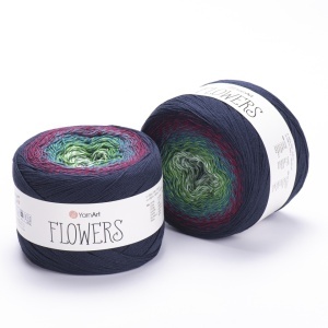 Fir de tricotat sau crosetat - Fire YARNART FLOWERS COD 266