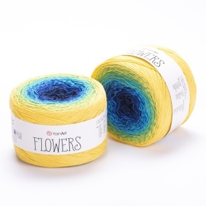 Fir de tricotat sau crosetat - Fire YARNART FLOWERS COD 304