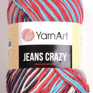 Fir de tricotat sau crosetat - Fire YARNART JEANS CRAZY COD 7208