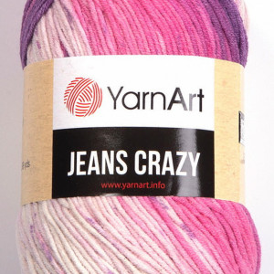 Fir de tricotat sau crosetat - Fire YARNART JEANS CRAZY COD 8206