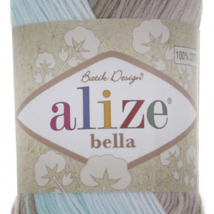 Fir de tricotat sau crosetat - Fir BUMBAC 100% ALIZE BELLA BATIK 100-3675