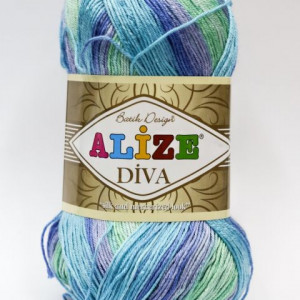 Fir de tricotat sau crosetat - Fir microfibra ALIZE DIVA BATIK DEGRADE 1767